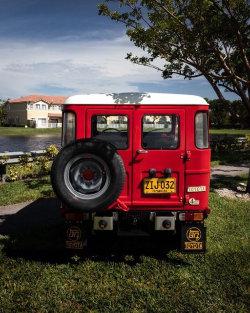1980 Red Toyota Land Cruiser