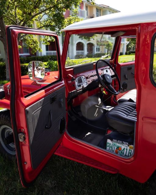 1980 Red Toyota Land Cruiser
