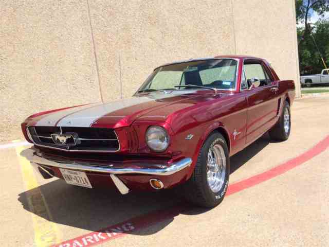1965 Red Ford Mustang Coupe
