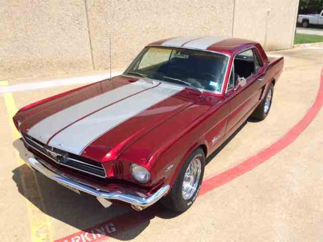 1965 Red Ford Mustang Coupe