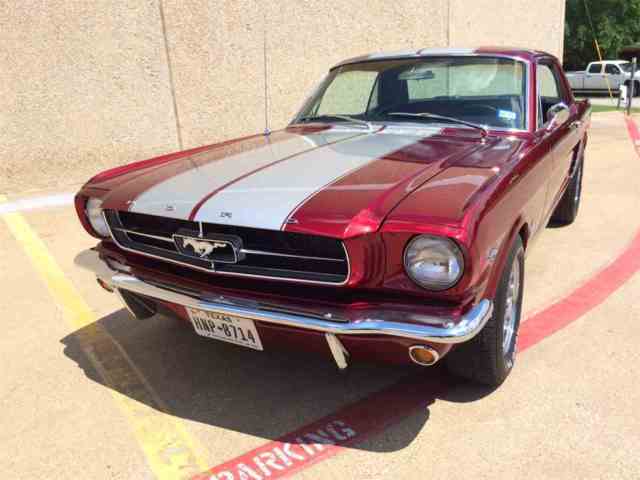 1965 Red Ford Mustang Coupe