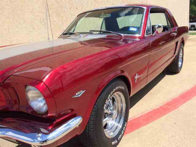 1965 Red Ford Mustang Coupe