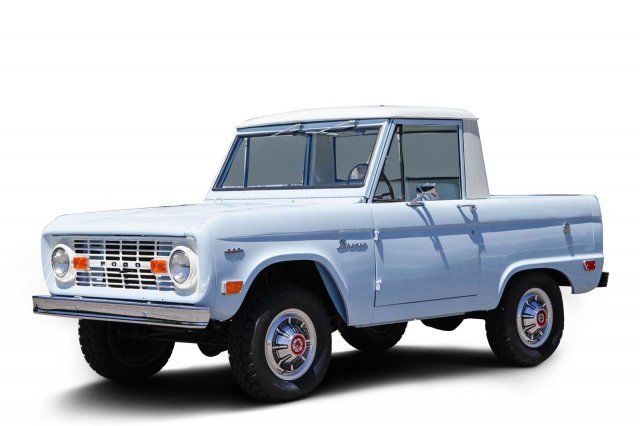 1969 Blue Ford Bronco