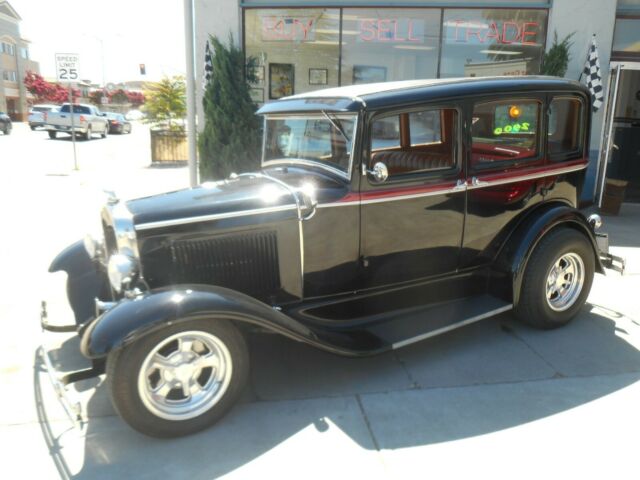 1931 Black Cherry Ford Model A Sedan