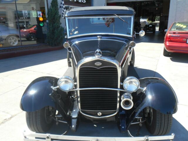 1931 Black Cherry Ford Model A Sedan