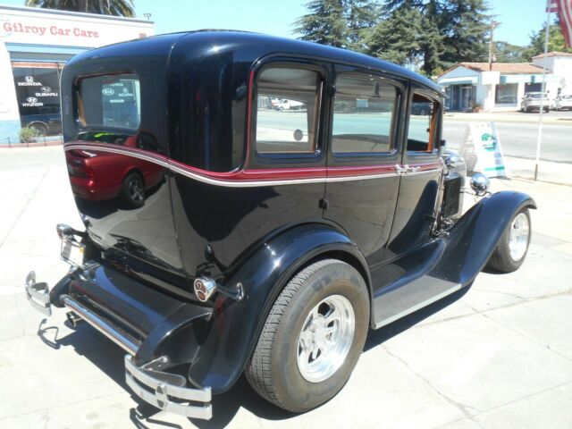 1931 Black Cherry Ford Model A Sedan