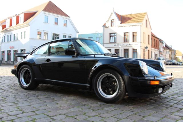 1976 Black Porsche 930 Coupe