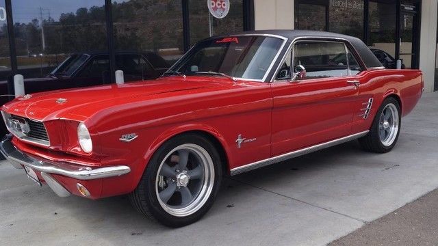 1965 Red Ford Mustang Coupe