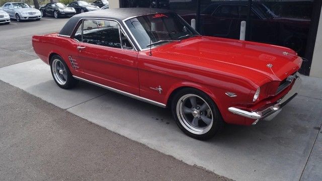 1965 Red Ford Mustang Coupe
