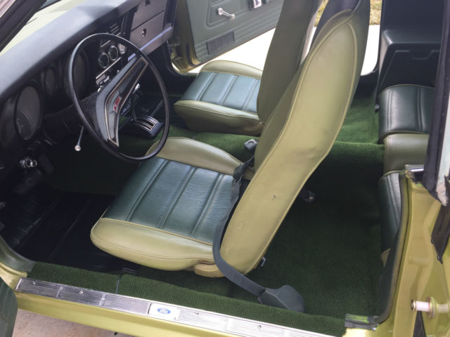 1973 Green Gold Metallic Paint Ford Mustang