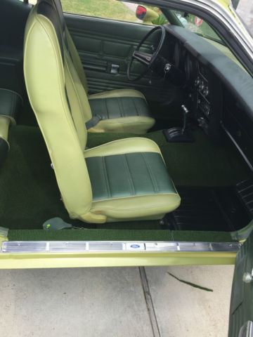 1973 Green Gold Metallic Paint Ford Mustang
