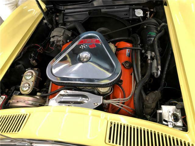 1967 Yellow Chevrolet Corvette Convertible