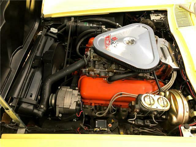 1967 Yellow Chevrolet Corvette Convertible