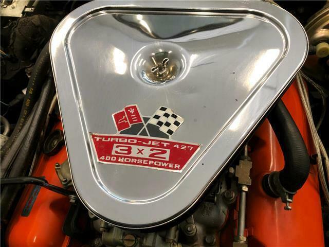 1967 Yellow Chevrolet Corvette Convertible