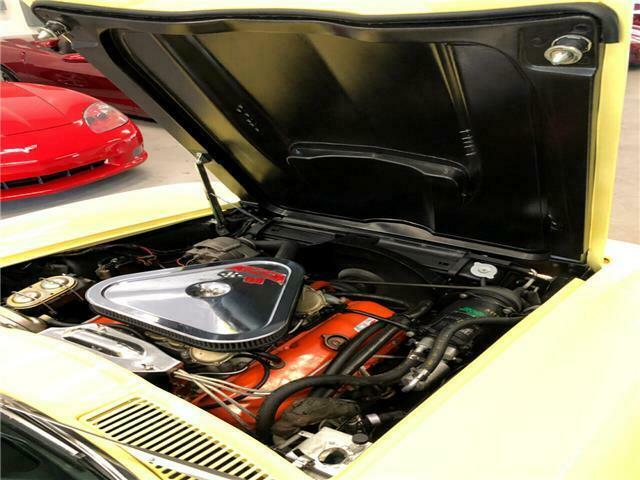 1967 Yellow Chevrolet Corvette Convertible