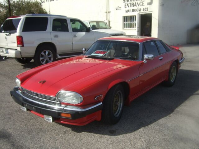 1986 Red Jaguar XJS Coupe