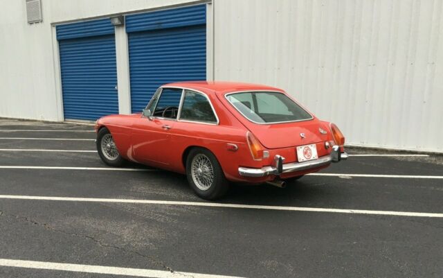 1974 Red MG MGB GT Coupe