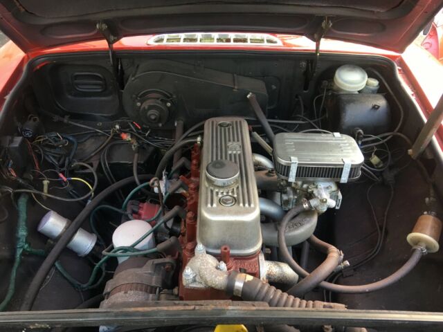 1974 Red MG MGB GT Coupe