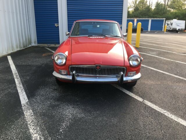 1974 Red MG MGB GT Coupe