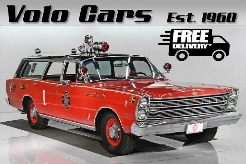 1966 Red Ford Country Sedan Wagon Station Wagon
