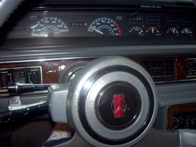 1987 Silver Oldsmobile Ninety-Eight Sedan