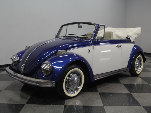 1970 Blue Volkswagen Beetle - Classic Convertible