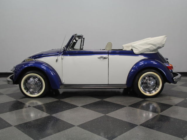 1970 Blue Volkswagen Beetle - Classic Convertible
