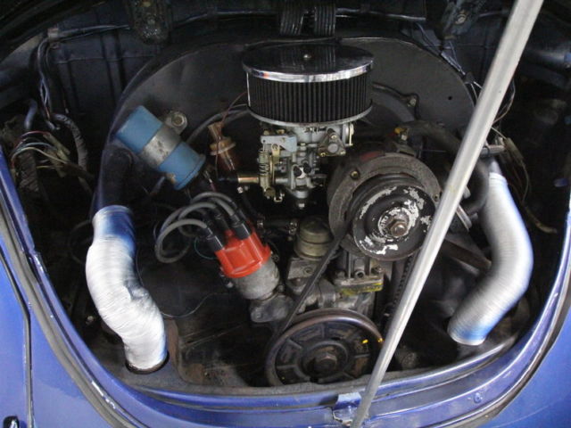 1970 Blue Volkswagen Beetle - Classic Convertible