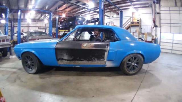 1968 Blue Ford Mustang Coupe