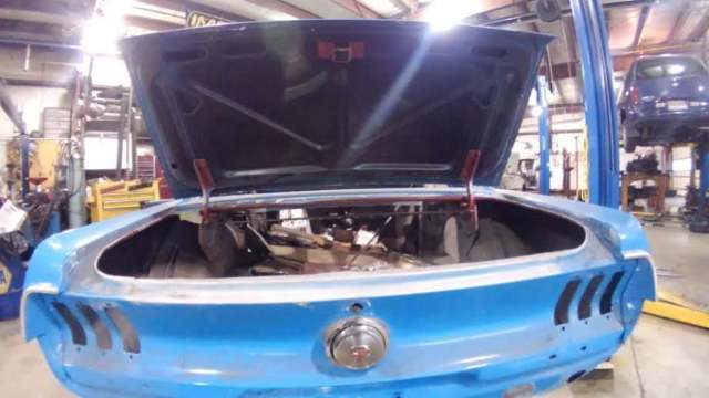 1968 Blue Ford Mustang Coupe