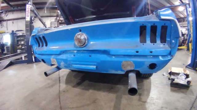 1968 Blue Ford Mustang Coupe