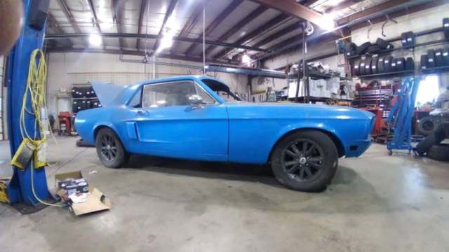 1968 Blue Ford Mustang Coupe