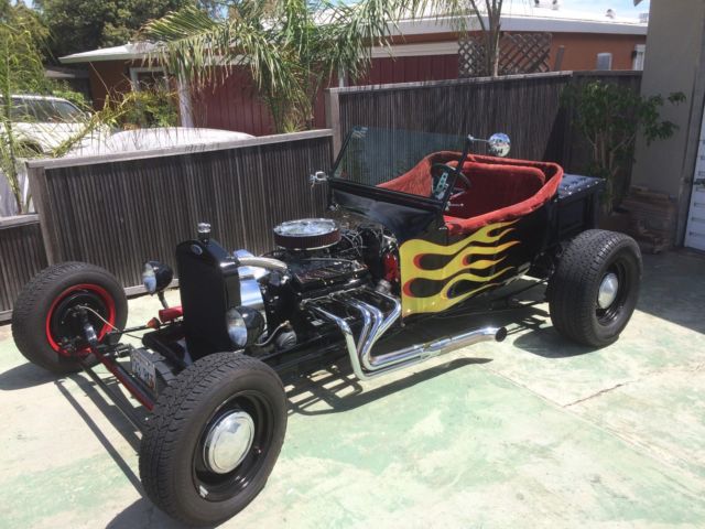 1923 Black w/ Flames Ford Model T Convertible