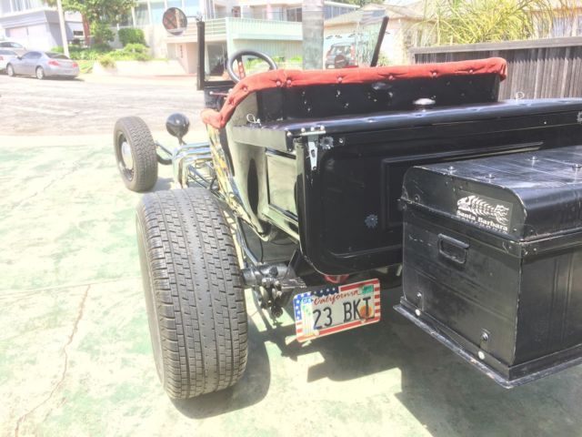 1923 Black w/ Flames Ford Model T Convertible