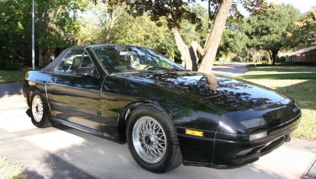 1991 Black Mazda RX-7 Convertible