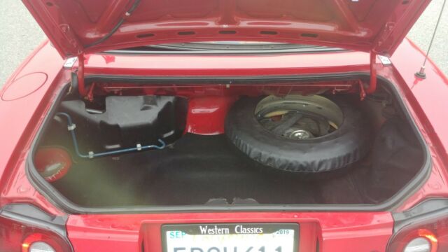 1992 Red Mazda MX-5 Miata Convertible