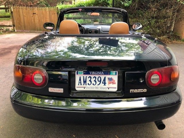 1995 Navy Blue Mazda MX-5 Miata 2 Door Convertible