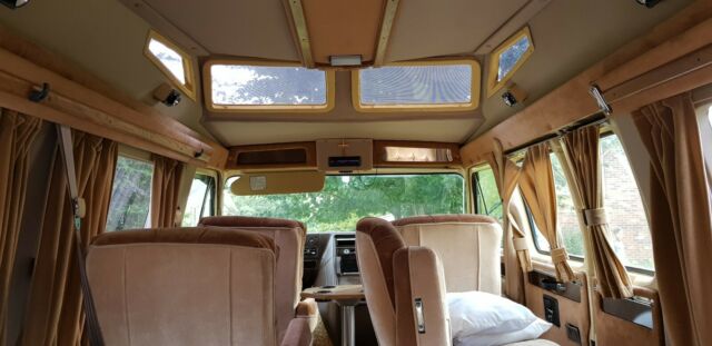 1987 beige Chevrolet G20 Van Conversion Van
