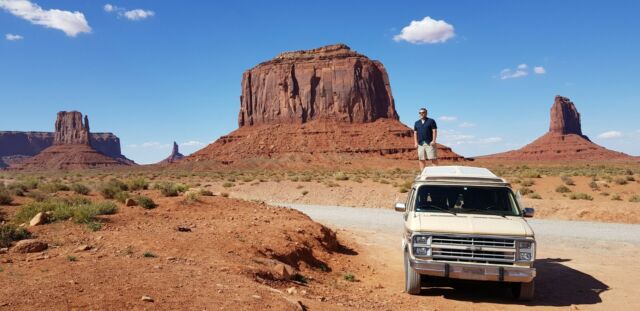 1987 beige Chevrolet G20 Van Conversion Van