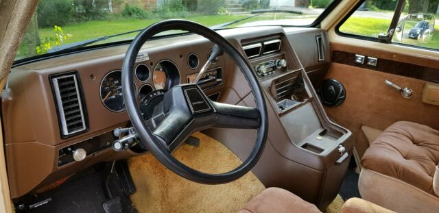 1987 beige Chevrolet G20 Van Conversion Van