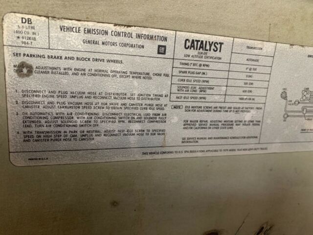 1979 Chevrolet G20 Van