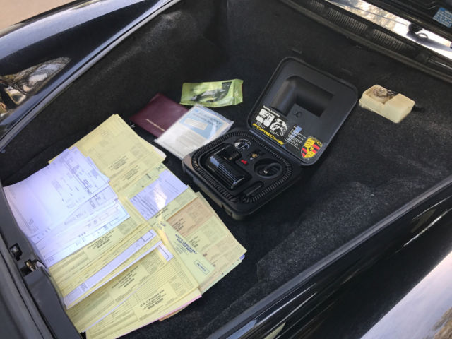 1987 Black Porsche 911 Convertible