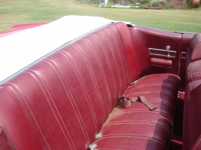 1972 Red Ford Galaxie Convertible