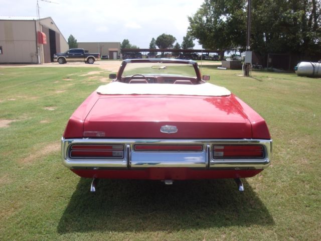 1972 Red Ford Galaxie Convertible