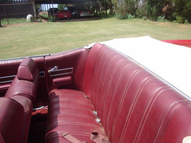1972 Red Ford Galaxie Convertible