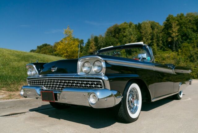1959 Black Ford Fairlane Convertible