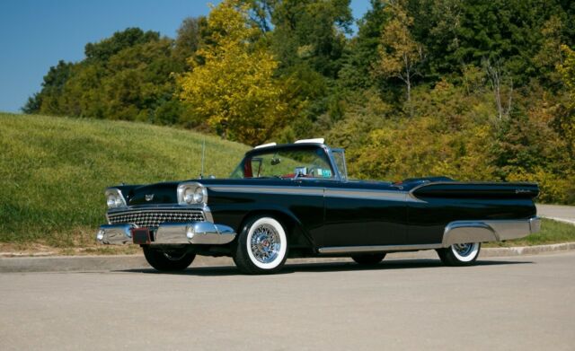 1959 Black Ford Fairlane Convertible