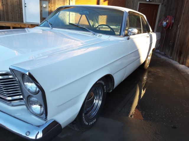 1965 White Ford Galaxie