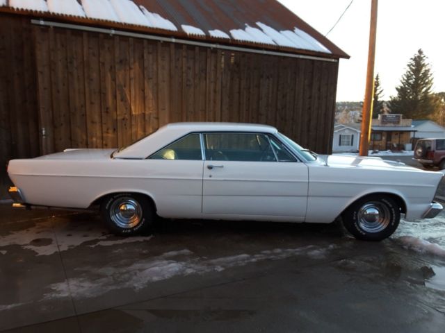 1965 White Ford Galaxie