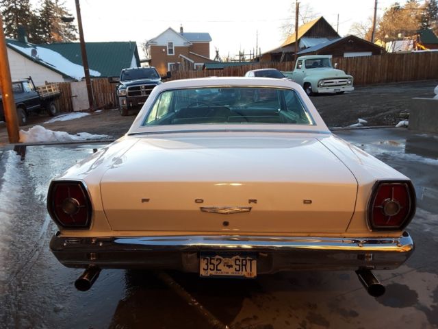 1965 White Ford Galaxie